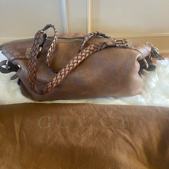 Gucci Handbags - Authentic GUCCI Bamboo Bar Tote Medium